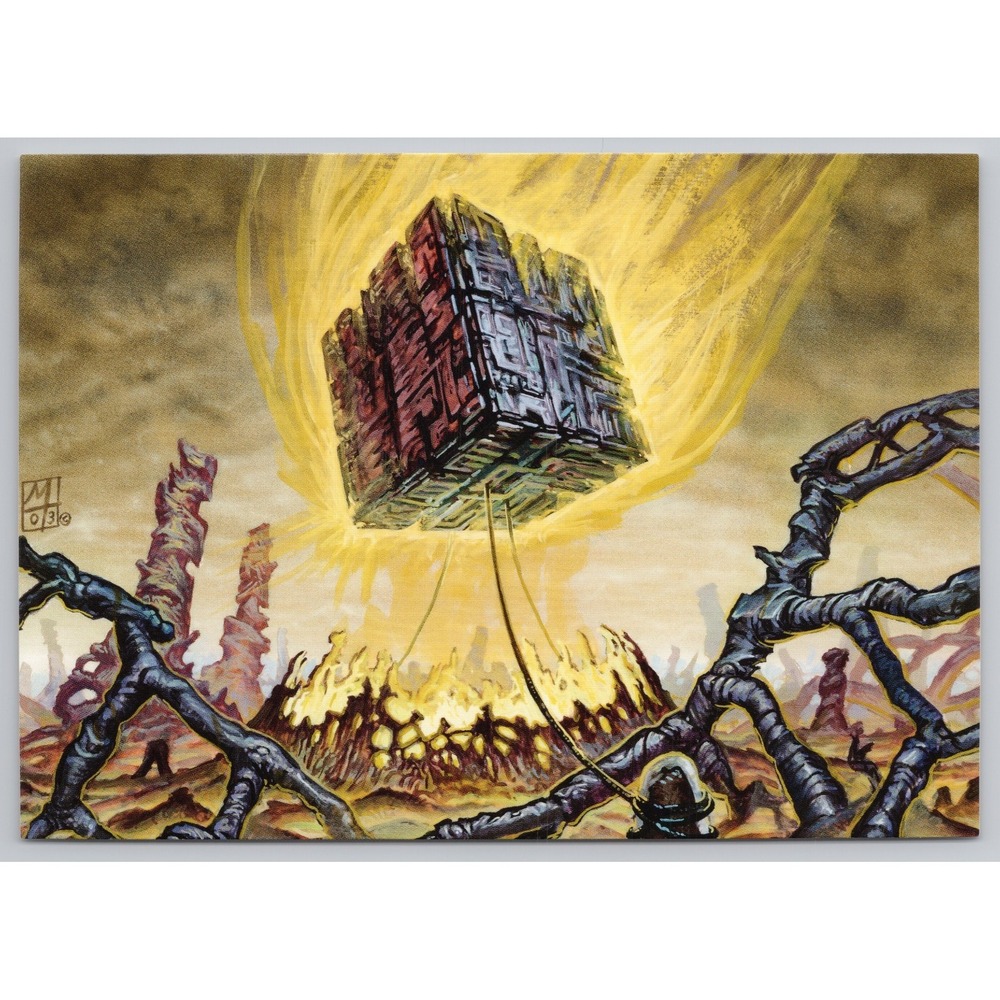 Magic the Gathering POSTCARD Art to Send or Frame Doubling Cube by Tedin 2004